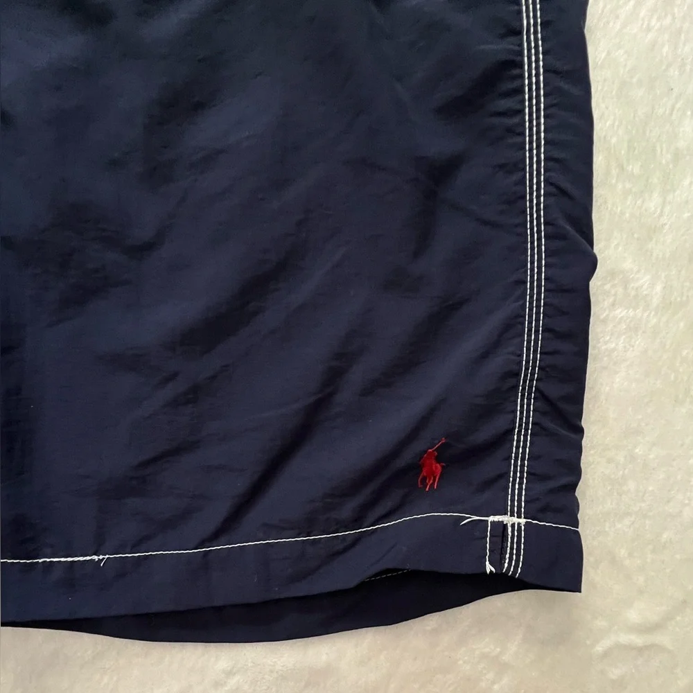 Polo by Ralph Lauren Dark Blue Swim Shorts, Size M